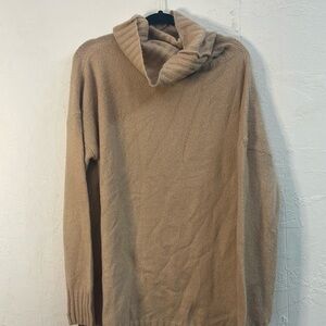 Turtle neck sweater dress